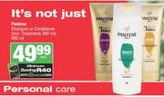 Pantene Shampoo Or Conditioner-400ml Each