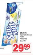 Sta Soft Fabric Softener Refill Assorted-500ml Each
