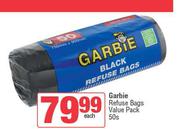 Garbie Refuse Bags Value Pack-50s Each