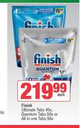 Finish Ultimate Tabs 45s, Quantum Tabs 50s Or All In One Tabs 56s-Each