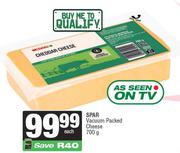 Spar Vacuum Packed Cheese-700g