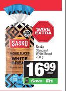 Sasko Standard White Bread-700g