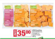 Spar Freshline Diced Butternut, Pumpkin Or Sweet Potato-For 2 x 500g