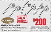 Dortello Lever Door Handles-Each