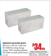 Greenlite Insulated Block-Ea