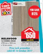 Melawood 16 Coimbra Linear-2750 mm x 1830 mm x 16 mm