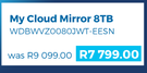 WD My Cloud Mirror 8TB WDBWVZ0080JWT-EESN