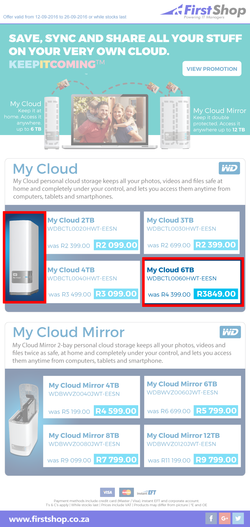 First Shop : Western Digital (12 Sep - 26 Sep 2016), page 1