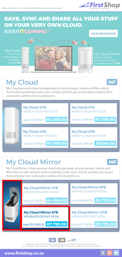 First Shop : Western Digital (12 Sep - 26 Sep 2016), page 1