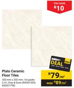 Plato Ceramic Floor Tiles-350mm x 350mm Per Sqm