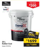 Fired Earth 20L Damp X Rubber Coat