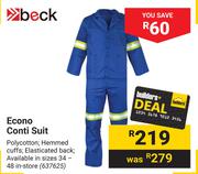 Beck Econo Conti Suit