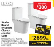 Lusso Studio Round Or Square Closed Coupled Suite