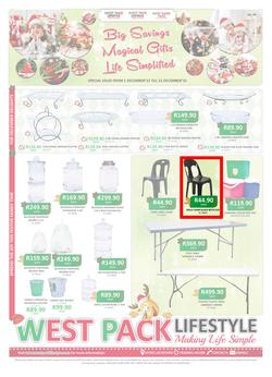 West Pack Lifestyle : Big Savings (1 Dec - 31 Dec 2015), page 1