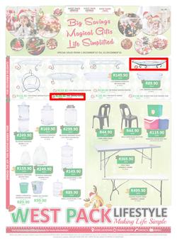 West Pack Lifestyle : Big Savings (1 Dec - 31 Dec 2015), page 1