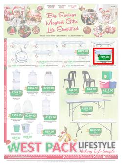 West Pack Lifestyle : Big Savings (1 Dec - 31 Dec 2015), page 1