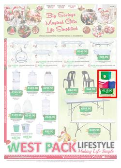West Pack Lifestyle : Big Savings (1 Dec - 31 Dec 2015), page 1