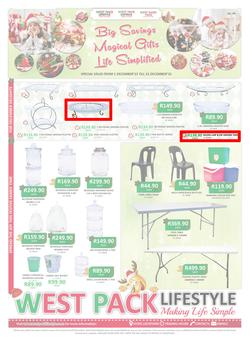 West Pack Lifestyle : Big Savings (1 Dec - 31 Dec 2015), page 1