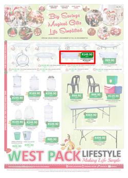 West Pack Lifestyle : Big Savings (1 Dec - 31 Dec 2015), page 1