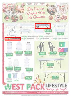 West Pack Lifestyle : Big Savings (1 Dec - 31 Dec 2015), page 1
