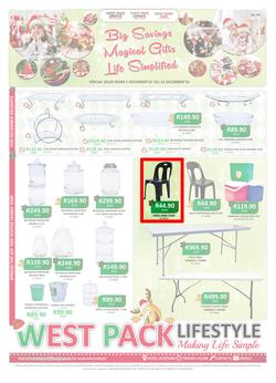 West Pack Lifestyle : Big Savings (1 Dec - 31 Dec 2015), page 1