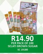 Selati Brown Sugar-Per 100 Pack