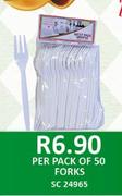 Disposable Forks-Per 50 Pack
