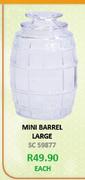 Mini Barrel Large-Each