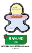 Non Stick Gingerbread Man-Each