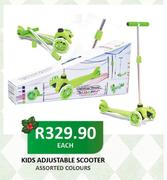 Kids Adjustable Scooter Assorted Colours