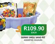 Sunny Shell Sand Pit Assorted Colours Each