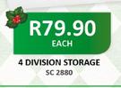 4 Division Storage SC2880