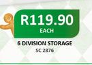 6 Division Storage SC2876