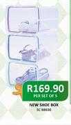 New Shoe Box SC68630-Per Set Of 5