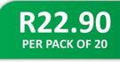 Refuse Bag HD Blk 30Mic 750x950mm-Per Pack Of 20