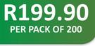 Refuse Bag HD Blk 30Mic 750x950mm-Per Pack Of 200