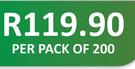 Refuse Bag Blk 18Mic 750x950mm-Per Pack Of 200