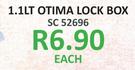 1.1Lt Otima Lock Box-Each