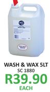 Wash & Wax-5Lt Each