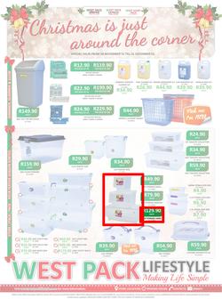 West Pack Lifestyle : Christmas Is Just Around The Corner (24 Nov - 31 Dec 2015), page 1