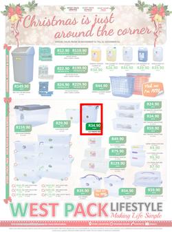 West Pack Lifestyle : Christmas Is Just Around The Corner (24 Nov - 31 Dec 2015), page 1