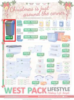 West Pack Lifestyle : Christmas Is Just Around The Corner (24 Nov - 31 Dec 2015), page 1