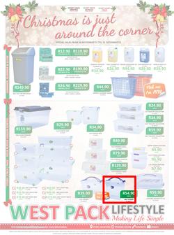 West Pack Lifestyle : Christmas Is Just Around The Corner (24 Nov - 31 Dec 2015), page 1