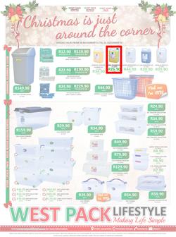 West Pack Lifestyle : Christmas Is Just Around The Corner (24 Nov - 31 Dec 2015), page 1