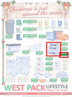 West Pack Lifestyle : Christmas Is Just Around The Corner (24 Nov - 31 Dec 2015), page 1