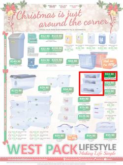 West Pack Lifestyle : Christmas Is Just Around The Corner (24 Nov - 31 Dec 2015), page 1