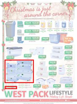West Pack Lifestyle : Christmas Is Just Around The Corner (24 Nov - 31 Dec 2015), page 1