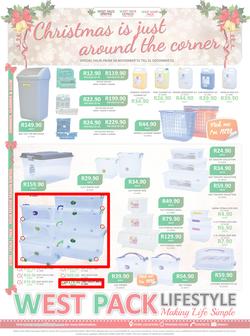 West Pack Lifestyle : Christmas Is Just Around The Corner (24 Nov - 31 Dec 2015), page 1