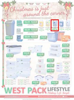 West Pack Lifestyle : Christmas Is Just Around The Corner (24 Nov - 31 Dec 2015), page 1