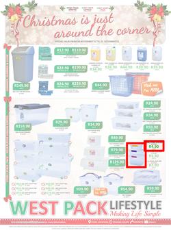 West Pack Lifestyle : Christmas Is Just Around The Corner (24 Nov - 31 Dec 2015), page 1